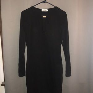 Black KeyHole dress